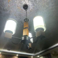 لوستر چوب کاری شده|لوستر و چراغ آویز|اراک, |دیوار