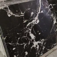 سرامیک 60x60 مشکی طرح مرمر