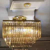 ۲ عدد لوستر کریستال|لوستر و چراغ آویز|تهران, الهیه|دیوار