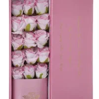 باکس گل پونزده شاخه مدل کتابی