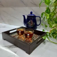 سینی پذیرایی چوبی