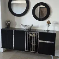 آینه کنسول و میز tv با سنگ مرمر