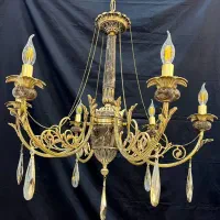 لوستر سنگی شیک و زیبا|لوستر و چراغ آویز|بیرجند, |دیوار