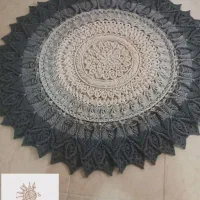 هنر دست.فرشینه قلاب بافی