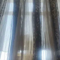 پرده همراه چوب پرده