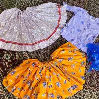 لباس محلی دخترانه ی بسیار زیبا و کاملا نو