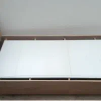 تخت یکنفره سفید براق