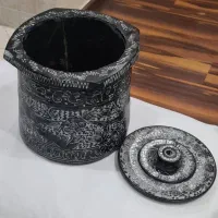 دیگ سنگی سیاه قلم