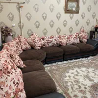 مبل چرمی ال .میز غذا خوری|مبلمان خانگی و میز عسلی|اهواز, پردیس|دیوار