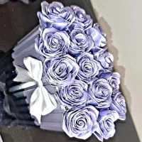 باکس 10شاخه گل زر ربانی یاسی|گل مصنوعی|اصفهان, شهرک کاوه|دیوار