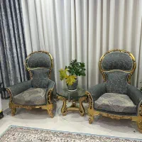 مبلمان استیل نئوکلاسیک تم  آبی توسی