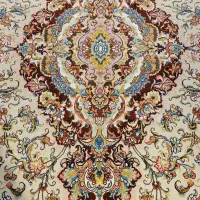 فرش جفت خطیبی رخ چهل رج