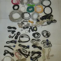 کابل شبکه و برق کامپیوتر