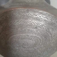 افتابه لگن قدیمی|کلکسیون اشیاء عتیقه|احمدآبادمستوفی, |دیوار