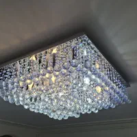 لوستر سقفی کریستالی