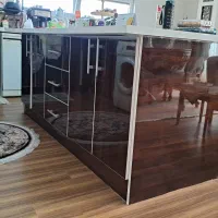 کابینت هایگلس/کابینت های گلس به رنگ قهوه ای سوخته|مصالح و تجهیزات ساختمان|تهران, مرزداران|دیوار