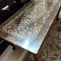 میز آنتیک هندی عاج و منبت|مبلمان خانگی و میز عسلی|تهران, صد دستگاه|دیوار
