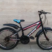 دوچرخه سایز 20 دنده‌ای رینگ آلمینیومی تمیز شیک|دوچرخه، اسکیت، اسکوتر|آبادان, |دیوار