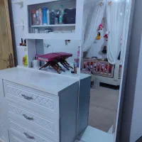 تخت و آینه دراور|تخت و سرویس خواب|مشهد, رباط طرق|دیوار