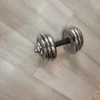 یک عدد دمبل استیل روکش کروم خارجی ۱۰ کیلویی|تجهیزات ورزشی|تهران, خلیج فارس|دیوار