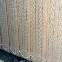 ۲ عدد پرده لوردراپه کرکره ای عمودی با میله|پرده، رانر، رومیزی|بندر انزلی, آذربایجان|دیوار