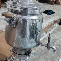 سماورگازی برنجی ۲۰لیتری مناسب مراسمات و قهوه خانه|سماور، چای‌ساز، قهوه‌ساز|وحیدیه, |دیوار