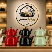کتری و قوری لعابی یونیک ترکیه ای اصل شرکتی کد 7502