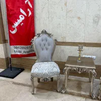 مبل استیل نقره ای وغذاخوری|مبلمان خانگی و میز عسلی|تهران, نیروی هوایی (پیروزی)|دیوار