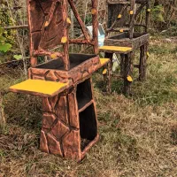 میز و صندلی و کباب پز بتنی|میز و صندلی غذاخوری|طاهرگوراب, |دیوار