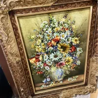 تابلو فرش دستباف چله ابریشم۵۰در۷۰