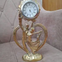 ساعت رو میزی برنز و ترازوی آشپزخانه هر دو کاملا نو