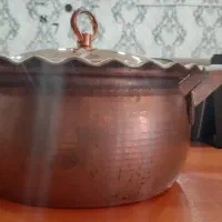 دو عدد قابلمه تمام مس|ظروف پخت‌وپز|اندیمشک, |دیوار
