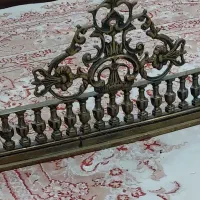 گارد جلوی شومینه تمام برنج قدیمی