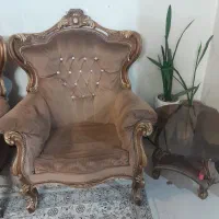 ۹نفره چوب راش محکم مقاوم میزبزرگ ودوعسلی