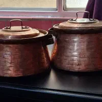 دو عدد قابلمه مسی|ظروف پخت‌وپز|کرج, حسین‌آباد|دیوار