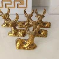 پروانه دیواری و گوزن برنز|مجسمه، تندیس، ماکت|اراک, |دیوار