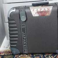 چمدون بزرگ سالم تمیز با دسته کوچیک وقرقره