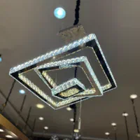 لوستر اس ام دی کریستالی کنترل دار عمده و تک|لوستر و چراغ آویز|مشهد, توس (بلوار توس)|دیوار