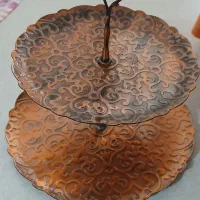 ظرف شیرینی خوری طرحِ مس