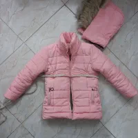 کاپشن صورتی دخترانه|کفش و لباس بچه|تهران, مینای شمالی (مخبر)|دیوار