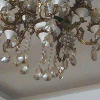 یک جفت لوستر برنز ۵شاخه|لوستر و چراغ آویز|تهران, خاک سفید|دیوار
