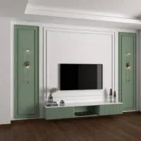 قاببندی دیوار،گچبری پیشساخته،قاب تی وی وال،ترموگچی