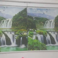 پرده زبرا ۲ عدد کنار هم