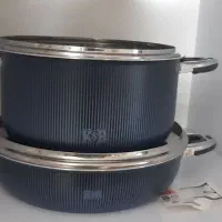 قابلمه و ماهیتابه کویر سایز ۳۴ و ۳۰|ظروف پخت‌وپز|تهران, تهرانپارس غربی|دیوار