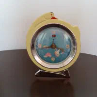 ساعت متحرک کوکی قدیمی رومیزی نوستالژی سلام