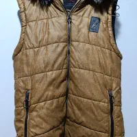 پافر چرم مصنوعی و تک کت سایز لارج