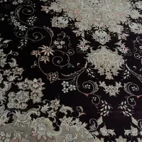 فرش ۱۲متری کرم زرشکی