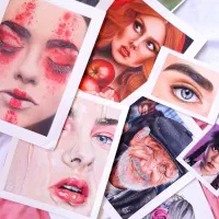 نقاشی حرفه ای با مدادرنگی خورموج