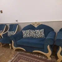 مبل هفت نفره تمیز دوماه پیش شستشوی مبل انجام شده|مبلمان خانگی و میز عسلی|مشهد, شهرک شهید باهنر|دیوار