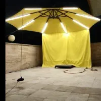 چتر سایبان کافه باغ شهرک مهدیه